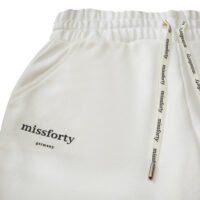 vi-02 Damen Sweatpants SommerhoseJogginghose Bequeme Schlupfhose Sport Freizeit weiß