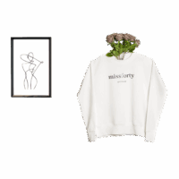 sweatshirts auf rechnung Damen Sweatshirt Pullover Rundhals Pulli Kapuze Sports weiß Basic Unifarben vi-01 MISSFORTY