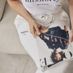 vi-02 Damen Sweatpants SommerhoseJogginghose Bequeme Schlupfhose Sport Freizeit weiß