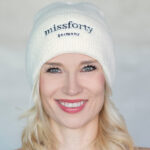 BEANIEIV Damen Strickmütze Beanie Strickbeanie Frauengeschenk Geschenkbox weiß ivory