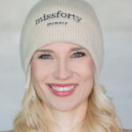 BEANIEBE Damen Strickmütze Beanie Strickbeanie Frauengeschenk Geschenkbox weiß softbeige