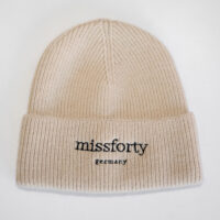 BEANIEBE Damen Strickmütze Beanie Strickbeanie Frauengeschenk Geschenkbox weiß softbeige